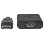 10295 - Convertidor Manhattan Video HDMI a SVGA Bolsa Color Negro