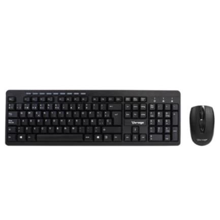 33992 - Kit Teclado y Mouse Vorago KM-304 Inalámbrico Multimedia USB Color Negro