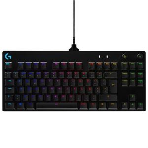 Teclado Logitech Mecánico Gaming Pro Iluminación Rgb Color Negro Loctegab005