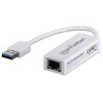 10357 - Adaptador Manhattan Fast Ethernet USB 2 0 Alta Velocidad 10/100 Color Blanco