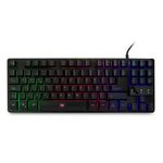 10821 - Teclado Vorago Start The Game KB-503 TenKeyless Iluminación RGB USB Color Negro