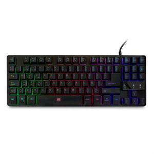 Teclado Vorago Start The Game Kb-503 Tenkeyless Iluminación Rgb Usb Color Negro Voctecab025