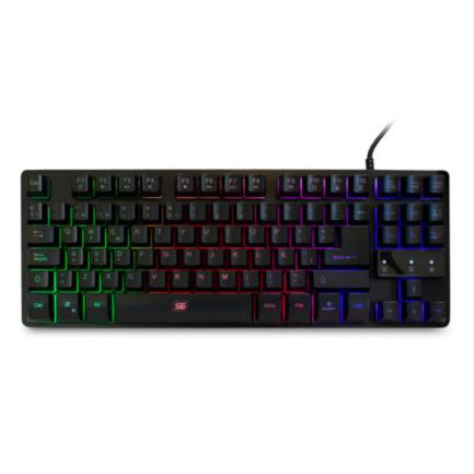 10821 - Teclado Vorago Start The Game KB-503 TenKeyless Iluminación RGB USB Color Negro