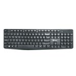 34090 - Teclado Stylos Tech Inalámbrico Ergonómico USB Color Negro