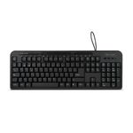 33890 - Teclado Vorago KB-204 Alámbrico Multimedia USB Color Negro