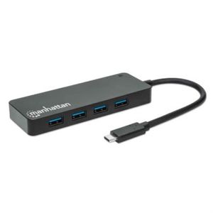 Hub Manhattan Usb 3.2 Gen1 Tipo C 4 Puertos Usb-A Mnccovad021