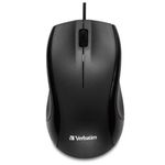 10475 - Mouse Verbatim Wired USB 1000 ppi Color Negro