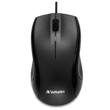 10475 - Mouse Verbatim Wired USB 1000 ppi Color Negro