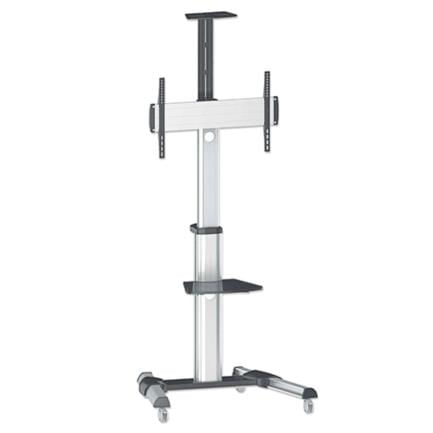 36195 - Soporte Manhattan TV 37" a 70" De Piso Tipo Carro Planas 50 Kg