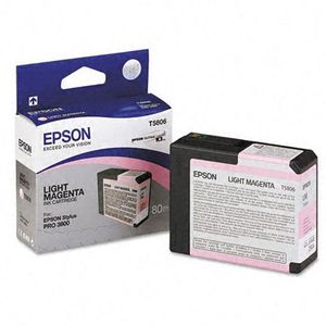Tinta Epson Stylus Pro 3800 80Ml Color Magenta Claro Epctinab221