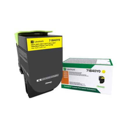 38735 - TONER LEXMARK AMARILLO ALTO RENDIMIENTO CS317/CX317/CS417/CX