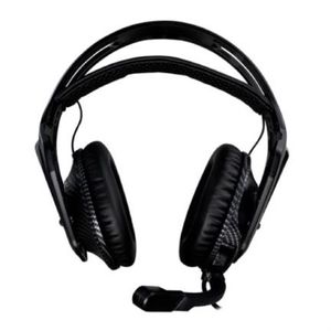 Diadema Game Factor Hsg500 Micrófono Removible 3.5Mm Ultraligera Color Negro Vocaudab089