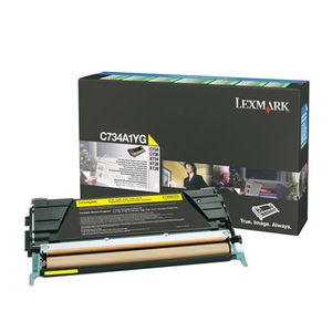 Toner Lexmark Amarillo 6K Return Prog Lectonab309