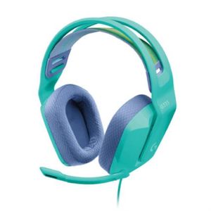 Audífonos Logitech G335 Gaming Micrófono/Cable 3.5Mm Color Menta Locaudab028
