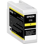 39821 - Tinta Epson UltraChrome PRO10 T770 25ml Color Amarillo