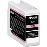 39822 - Tinta Epson UltraChrome PRO10 T770 25ml Color Magenta Claro