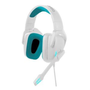 Audífonos Alámbricos Vortred Cloud Pass Gaming 7.1 Canales Usb Color Blanco Mccaudab181