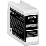 39829 - Tinta Epson UltraChrome PRO10 T770 25ml Color Gris Claro