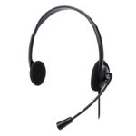 39831 - Audífonos Manhattan Estéreo Microfóno Ajustable USB Color Negro