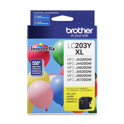 39992 - TINTA BROTHER AMARILLO LC203Y 550 PAG MFCJ4420DW MFCJ4620DW
