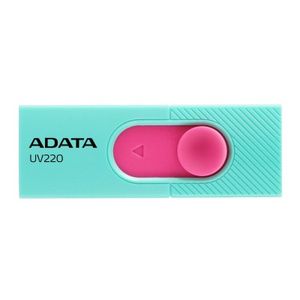 Memoria Usb Adata Auv220-32G-Rgnpk, Turquesa/Rosa, 32 Gb, Usb 2.0 Auv220-32G-Rgnpk