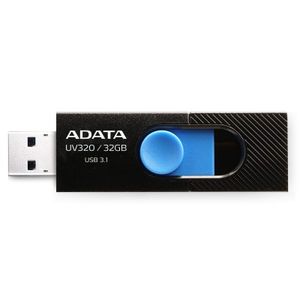 Memoria Usb Adata Auv320-32G-Rbkbl, Negro / Azul, 32 Gb, Usb 3.2 Auv320-32G-Rbkbl