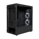 41689 - Gabinete Cooler Master TD300 MESH ARGB Mini Torre Mini ITX/Micro ATX 2xVentiladores Cristal Templado Color Negro