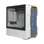41691 - Gabinete Cooler Master TD300 MESH ARGB Mini Torre Mini ITX/Micro ATX 2xVentiladores Cristal Templado Color Blanco
