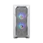 41690 - Gabinete Cooler Master TD300 MESH ARGB Mini Torre Mini ITX/Micro ATX 2xVentiladores Cristal Templado Color Blanco