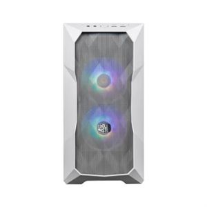 Gabinete Gamer Cooler Master Masterbox Td300 Mesh Mini Torre Itx Matx 2Xfan Argb Cristal Templado Blanco Chcgabab011