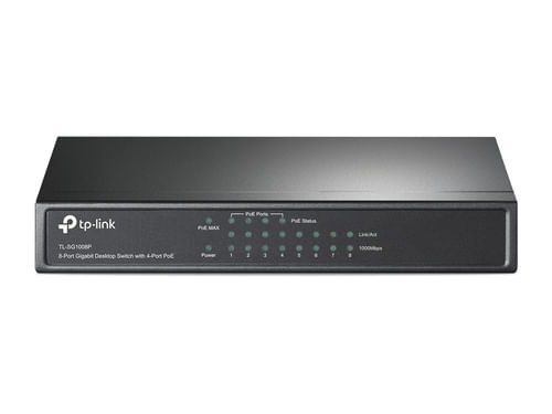 41759 - TP-LINK TL-SG1008P switch Gigabit Ethernet (10/100/1000) Energía sobre Ethernet (PoE) Avellana