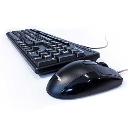 41951 - KIT VORAGO TECLADO Y MOUSE KM-104 ALAMBRICO MULTIMEDIA USB