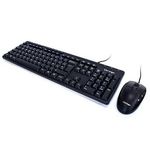 41949 - KIT VORAGO TECLADO Y MOUSE KM-104 ALAMBRICO MULTIMEDIA USB