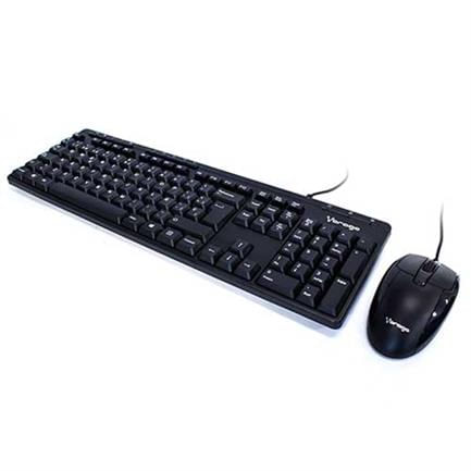 41949 - KIT VORAGO TECLADO Y MOUSE KM-104 ALAMBRICO MULTIMEDIA USB