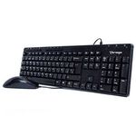 41950 - KIT VORAGO TECLADO Y MOUSE KM-104 ALAMBRICO MULTIMEDIA USB