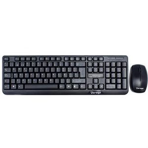 Kit Vorago Teclado Y Mouse Km-302 Inalambrico Negro Vockitaf004