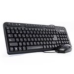 41956 - KIT VORAGO TECLADO Y MOUSE KM-105 ALAMBRICO MULTIMEDIA USB