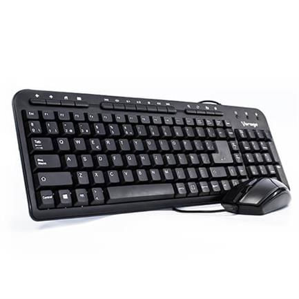 41956 - KIT VORAGO TECLADO Y MOUSE KM-105 ALAMBRICO MULTIMEDIA USB