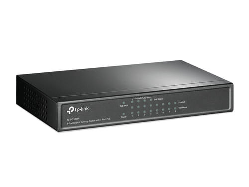 41760 - TP-LINK TL-SG1008P switch Gigabit Ethernet (10/100/1000) Energía sobre Ethernet (PoE) Avellana