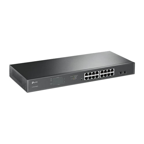 42124 - TP-LINK TL-SG1218MPE Gestionado Gigabit Ethernet (10/100/1000) Energía sobre Ethernet (PoE) Negro