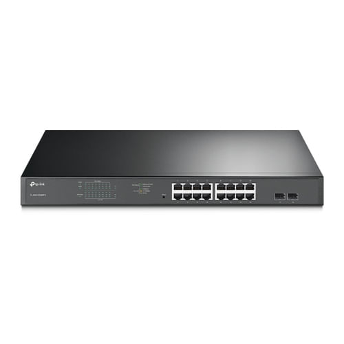 42122 - TP-LINK TL-SG1218MPE Gestionado Gigabit Ethernet (10/100/1000) Energía sobre Ethernet (PoE) Negro
