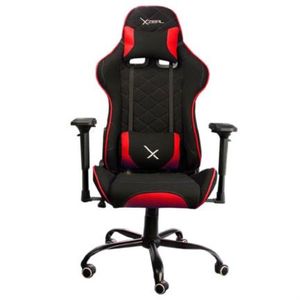 Silla Gamer Stylos Xz25 Tela/Brazos 4D Soporte Lumbar Color Rojo Xzcaccal011
