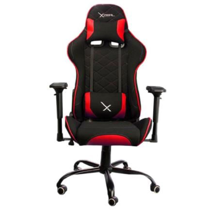 43059 - Silla Gamer Stylos XZ25 Tela/Brazos 4D Soporte Lumbar Color Rojo