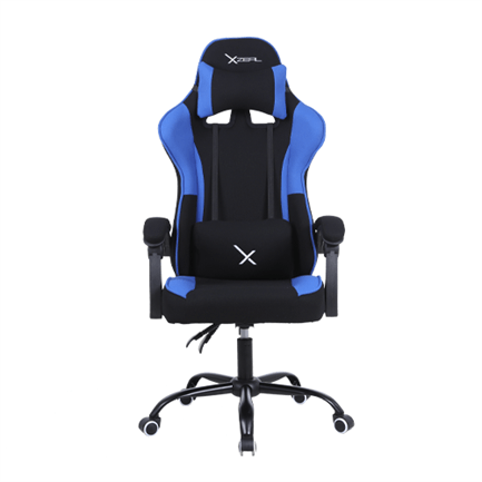 43062 - Silla Gamer Stylos XZ20 Tela/Brazo Ajustable Soporte Lumbar Color Azul