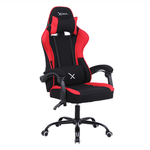 43078 - Silla Gamer Stylos XZ20 Tela/Brazo Ajustable Soporte Lumbar Color Rojo