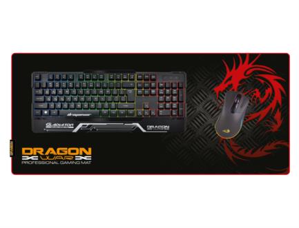 43115 - Tapete Gamer Profesional Dragon XT XL para Teclado/Mouse