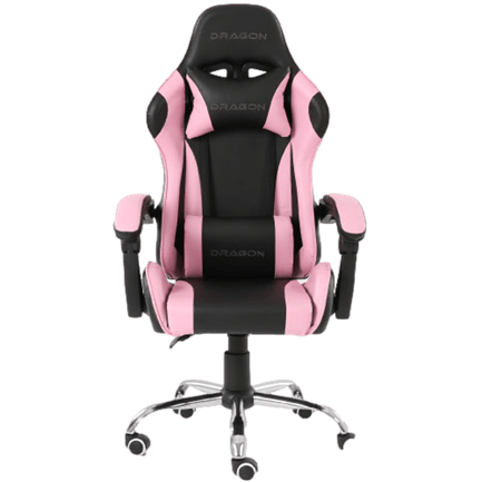 43122 - Silla Gamer Ergonómica Dragón XT Modelo Falkor Color Negro-Rosa