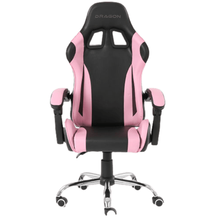 43123 - Silla Gamer Ergonómica Dragón XT Modelo Falkor Color Negro-Rosa
