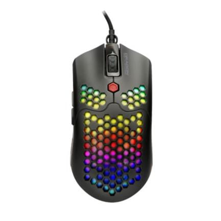 43129 - Mouse Gamer Dragon XT USB 6400 dpi Ultra Ligero RGB 6 Botones Silenciosos