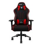 43142 - Silla Game Factor CGC600 Tela Reclinable con Descansa Brazos 4D Estrella Metálica Color Rojo-Negro